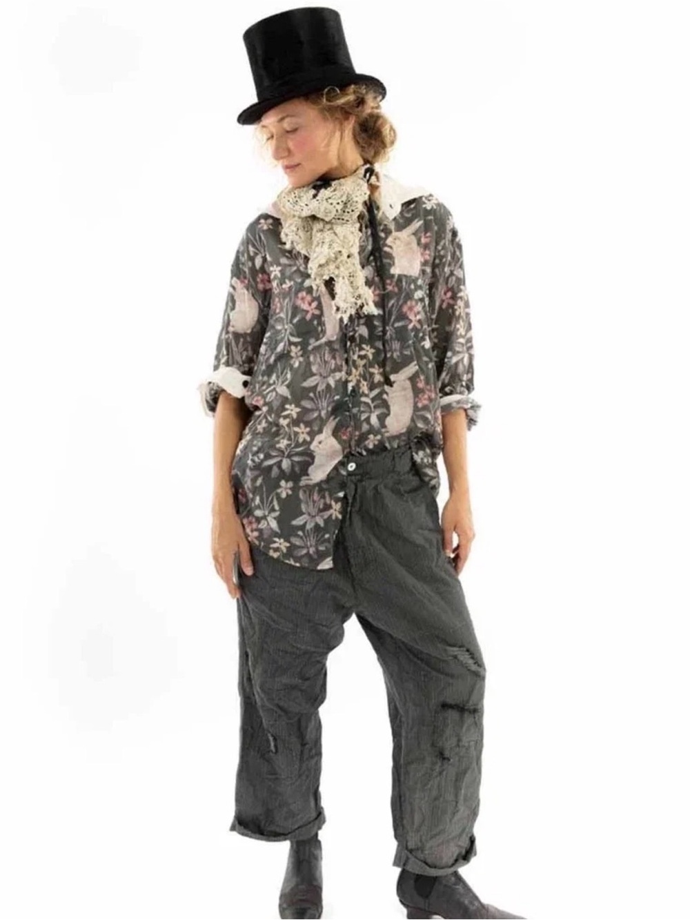 Magnolia Pearl  boyfriend shirt -  Dolly